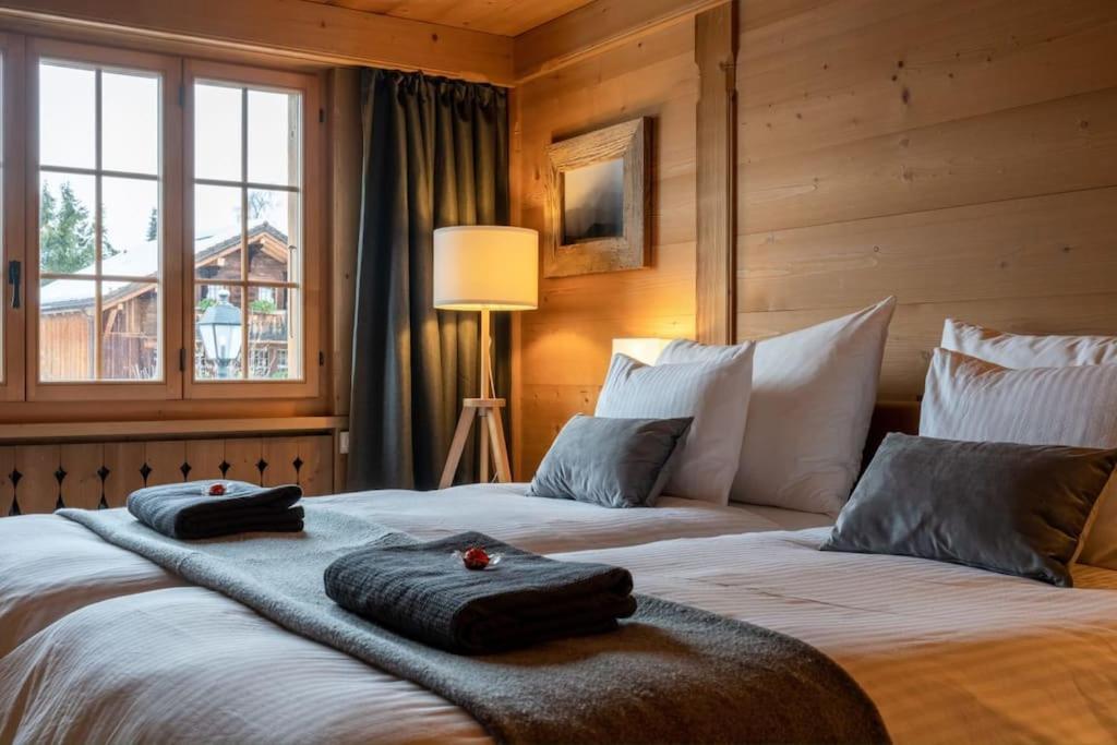 Charming Alpine Apartment Gstaad Exterior photo