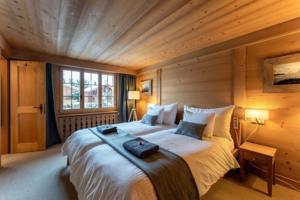 Charming Alpine Apartment Gstaad Exterior photo