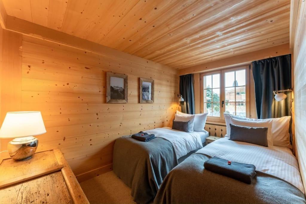 Charming Alpine Apartment Gstaad Exterior photo